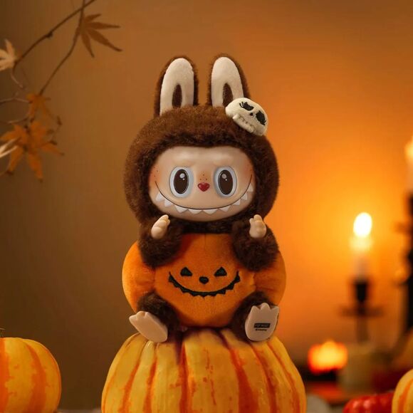 Labubu Accessories - Labubu Halloween Sitting Pumpkin Plush